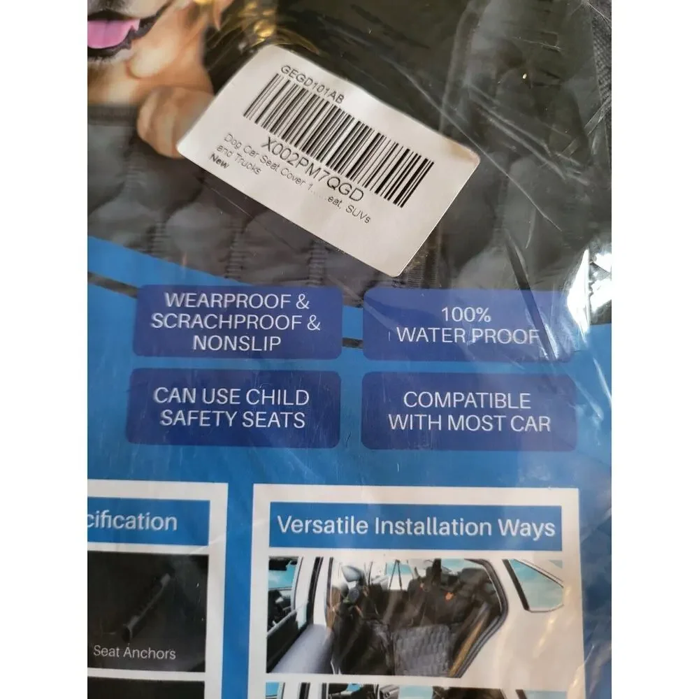 NEW Luxury Car Seat Cover For Pets Waterproof 54